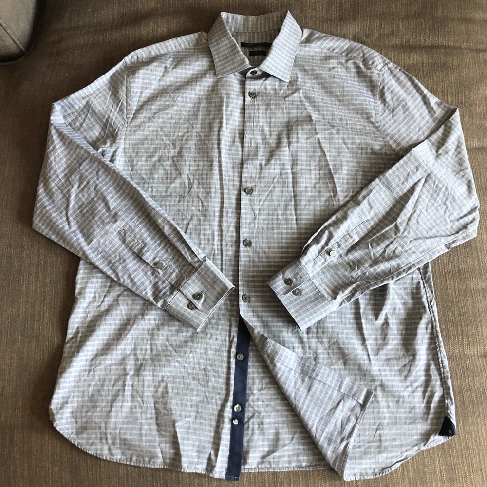 John Varvatos Super Slim Flannel